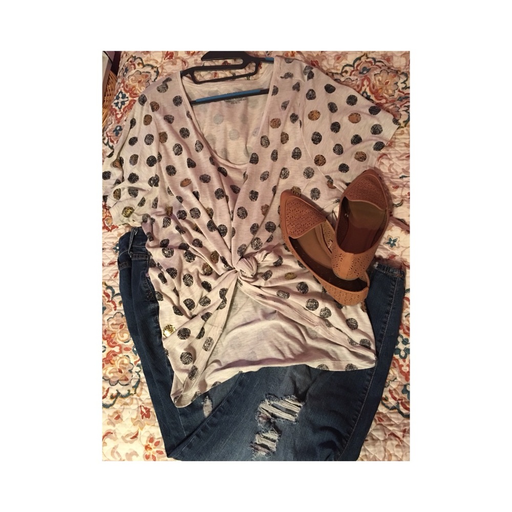 Polkadot Tee | real size would be 22